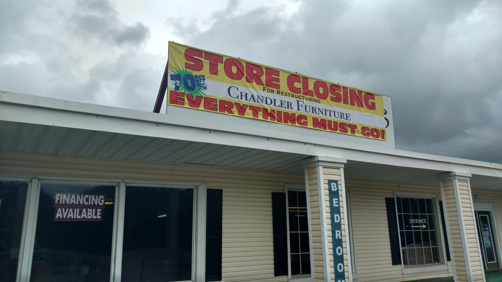 chandler's furniture closing for restructuring | the city menus